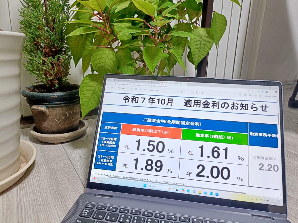 【フラット35】2025年10月の金利発表