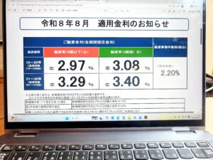 【フラット35】2026年8月の金利発表